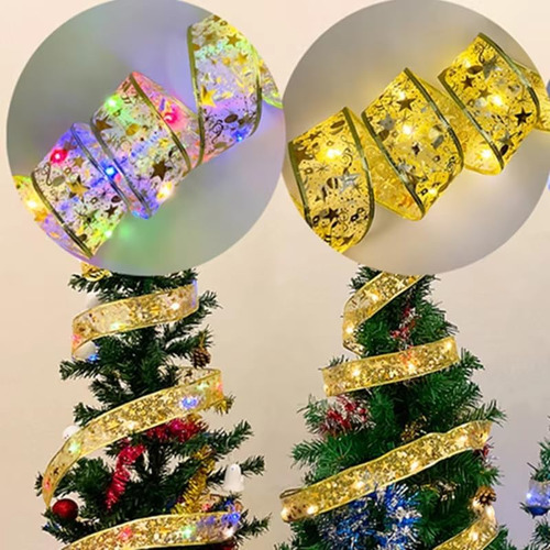 Luces De Hadas Led Con Cinta Para Decoración Navideña,5m