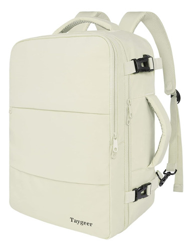 Mochila De Viaje Con Compartimento Para Pc 35l Beige Large