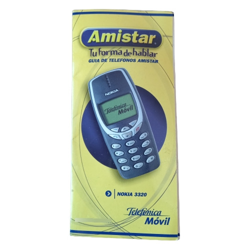 Guía Breve Nokia 3320 Antiguo /leer Descripción