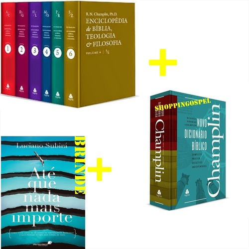 Imagem 1 de 4 de Kit Enciclopédia De Teologia + Dicionário Bíblico Champlin