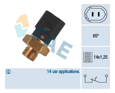 Bulbo Temperatura Renault 1.9d F8q Clio Negra 2 Patas 62º