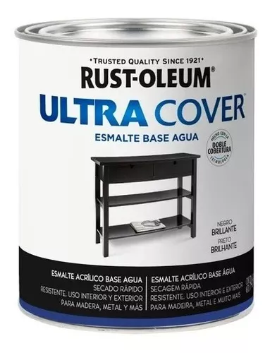 Esmalte Al Agua Ultra Cover Brochable 0,946 Litro Rust Oleum