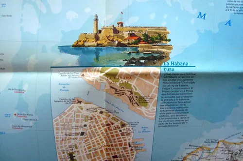 Mapa Nat Geo Antillas Cuba Caribe Indias Occidentales Islas (Usado)