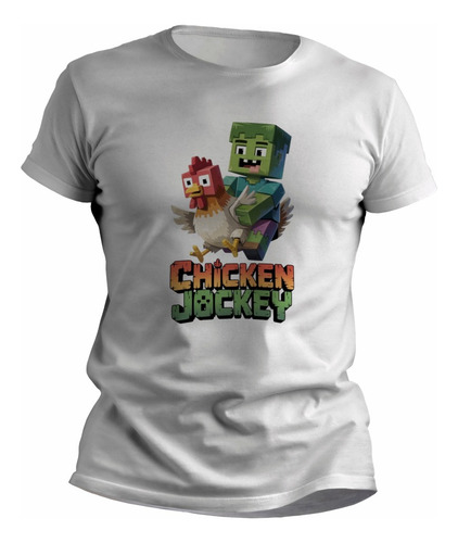 Remeras Minecraft Adultos Estampados Originales - 7558