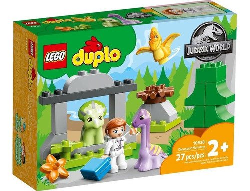 Lego Duplo Infantil Berçário De Dinossauros 27 Pçs Grandes