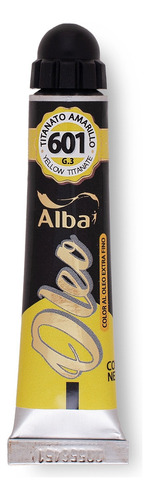 Oleo Profesional Alba 18ml Titanato Amarillo 601