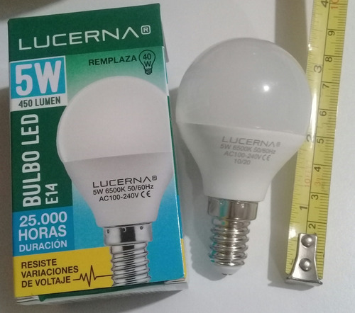 Bombillo Globo P45, Rosca E14, Luz Blanca Fria_lucerna