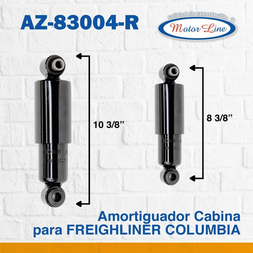 Imagen 2 de 9 de Amortiguador Para Cabina D Freightliner Columbia, Az-83038-r
