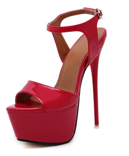 Tacones Rojos Medellin Charol MercadoLibre