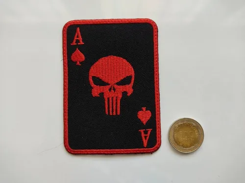 Parche Bordado Juego De Carta A Picas Punisher El Castigador