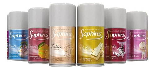 Pack De 6 Fragancias Saphirus Aerosol Local B° Pueyrredon