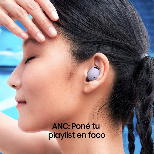 Imagen 7 de 7 de Auriculares in-ear gamer inalámbricos Samsung Galaxy Buds2 Pro SM-R510 x 1 unidades bora purple