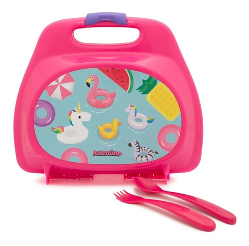 Imagen 8 de 10 de 12 Valija Kit Lonchera Escolar Infantil Nene Nena Niños