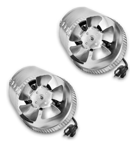 Ventiladores De Conducto Ipower, 2 Unidades, 10 Cm, 100 Cfm