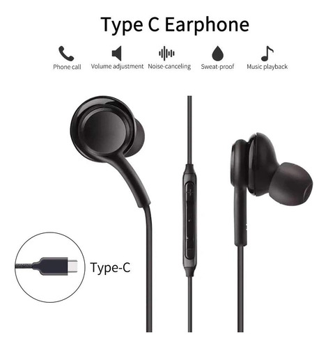 Auricular Para Samsung Galaxy S24 - Ficha Tipo C