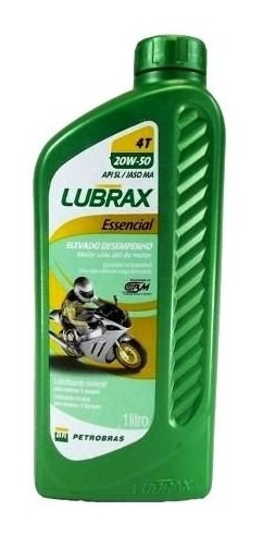 Óleo Motor 4 Tempos Mineral Lubrax Essencial 4t 20w-50 1l