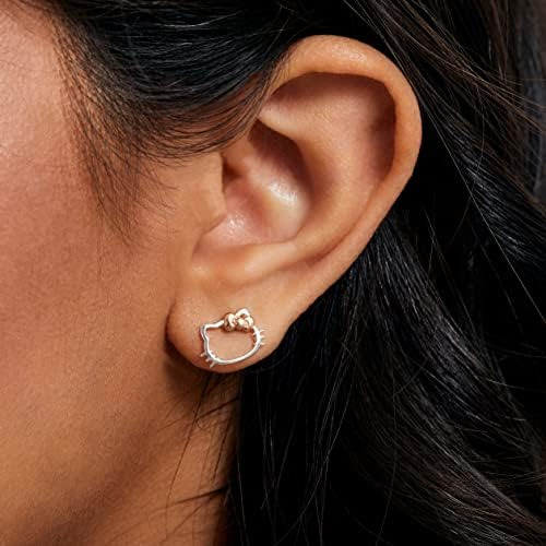 Sanrio Hello Kitty Pendientes De Tuerca Para Mujer - Pendien