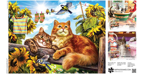 Buffalo Games - Summer Play - Puzzle De 750 Piezas Para...