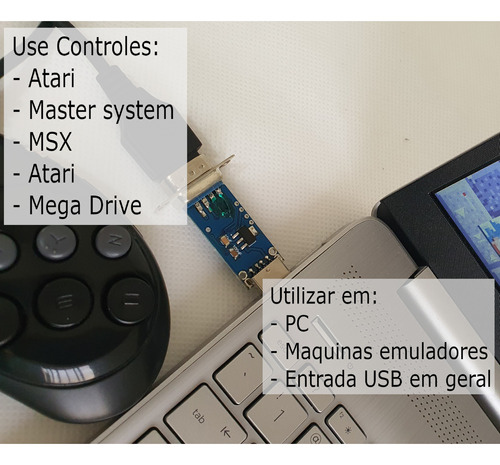 Mega Msx - Use Controles Usb - Mega Drive - Master S. No Msx