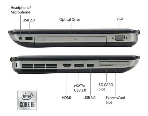 Imagen 3 de 10 de Laptop Notebook Dell I5 - 12gb Ram - 480gb Ssd - Win10 5430