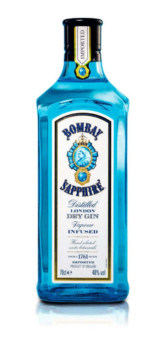 Imagen 1 de 10 de Bombay Sapphire . Gin . 750 Ml - Tomate Algo® - Cuotas