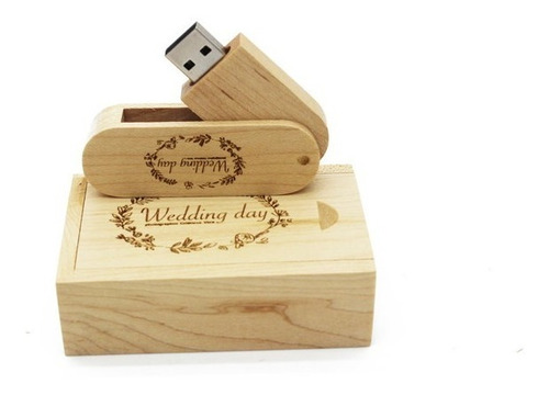 Pen Drive 16gb Madeira Canivete Personalizável Peça N° 40