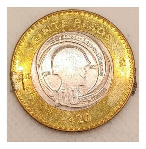 Moneda De 20 Pesos 100 Años Ejército Mexicano 2013