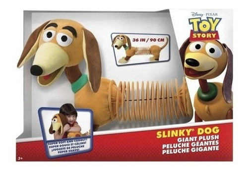 Disney Pixar Toy Story Slinky Dog Perro Peluche Gigante 90cm