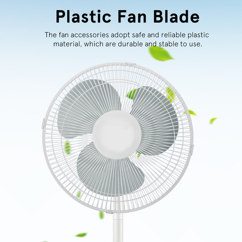 Aspa De Ventilador De Mesa De Plástico De 3 Hojas Para Hou