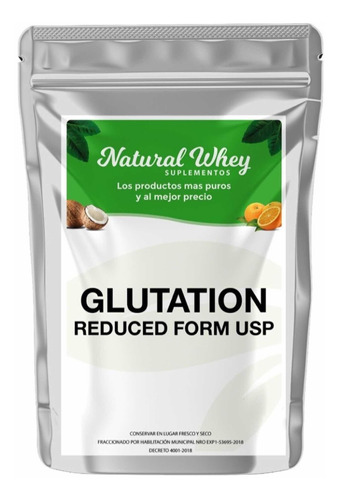 Glutation Reduced Form 100 % Puro - 500 Gr $1.550