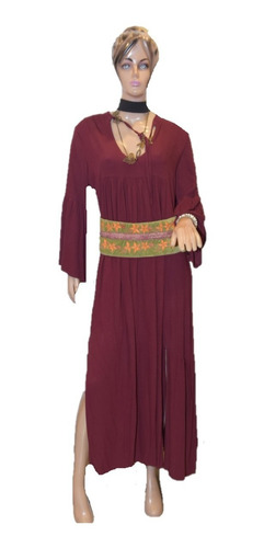 47 Street Vestido Modelo Bohemia Amplio Mas Faja De Regalo