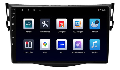Multimidia Rav4 06/13 9p Adak G2 Android Carplay 2gb 64gb