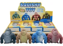 Comprar 2pzs Squeeze Escuichi Squishy Gorila Chango Anti Estrés 450g