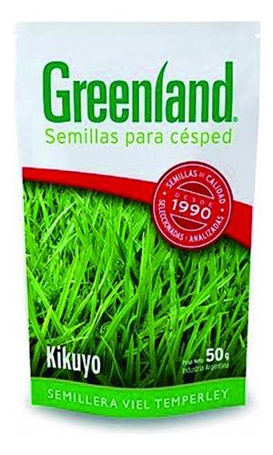 Semillas De Kikuyo Greenland Cesped 50 Grs