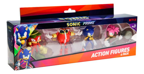 Sonic Pack X 4 Figuras Articuladas 7cm Colitas - Dr Eggman -