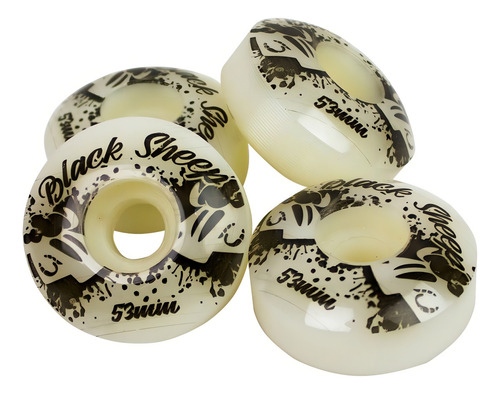 Rueda de skate Black Sheep de 53 mm y kit de rodamientos Abec 15