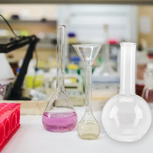Frasco De Vidrio Borosilicato, Frasco De Fondo Redondo Para