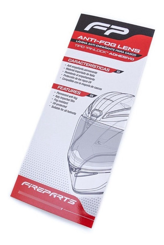 Imagen 2 de 6 de Pinlock Universal P/ Casco Fp Lamina Anti Empañante Anti Fog