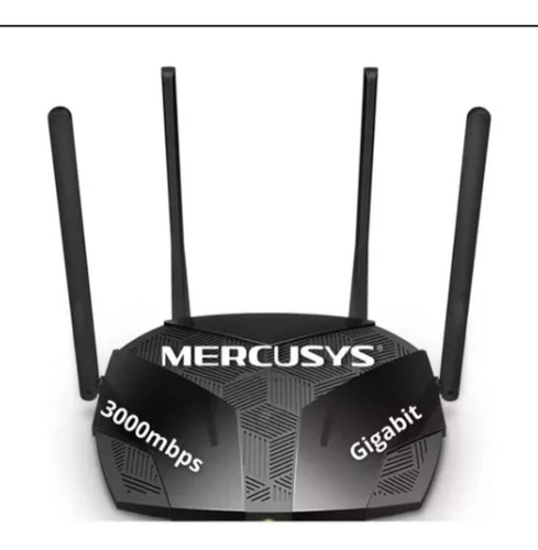 Router Wifi6 Ax3000 Mercusys Gigabit Fibra Óptica