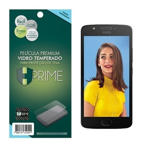 Película Premium Hprime Vidro Temperado Moto E4