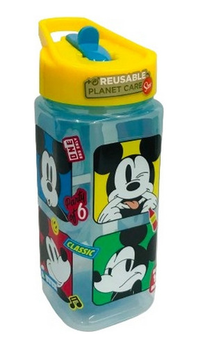 Botella De Agua Mickey Mouse Con Sorbete New Ar1 1105 Ellobo