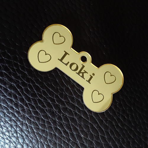Imagen 6 de 7 de Plaquitas Placas Identificadora Personalizada Para Mascotas