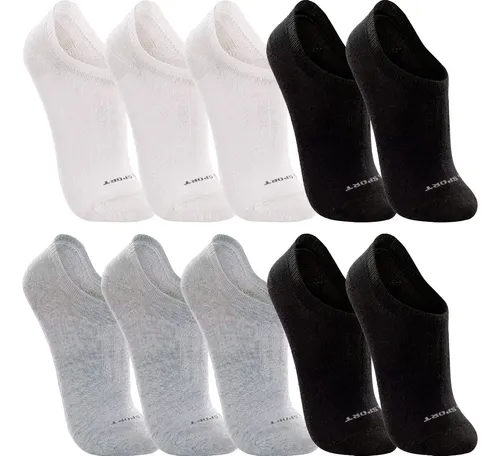Kit 10 Pares De Meias Lupo Soquete Invisível
