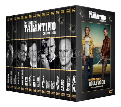 Quentin Tarantino Coleccion 16 Peliculas Dvd Pack Kill Bill