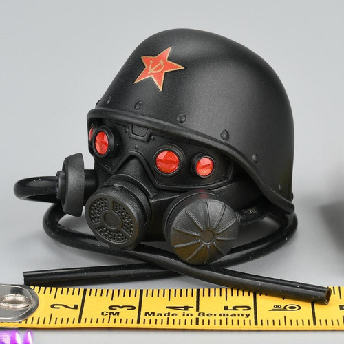 . Máscara De Figura A Escala 1/6, Figura En Miniatura,