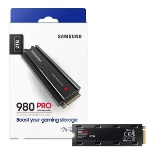 Samsung Ssd 2tb 980 Pro Con Disipador Pcie 4.0 X4 M.2 / Ps5