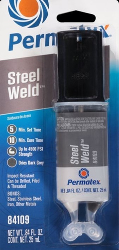 Epoxico Para Acero Permatex Steel Weld Secado Rapido 84109