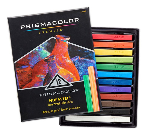 Set Diseño Caja Prismacolor Pasteles Nupastel X 12