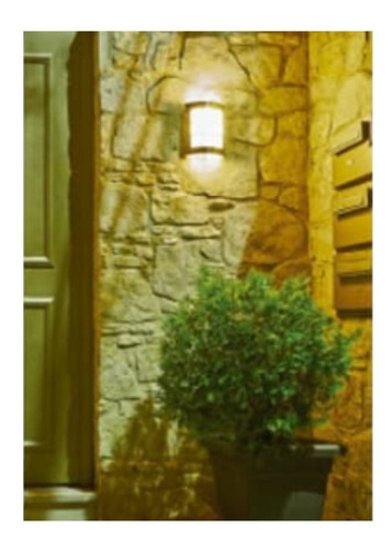 Imagen 3 de 3 de Arbotante Acero Inoxidable Satin Luz Calida De Lujo Pared Color Gris
