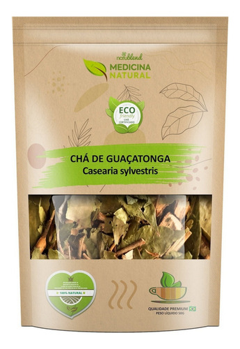 Chá De Guaçatonga - Casearia Sylvestris - Orgânico - 50g